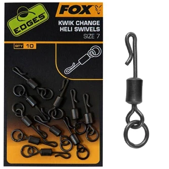 Afbeelding van Fox Edges Kwik Change Heli Swivels Size 7 (10pcs)