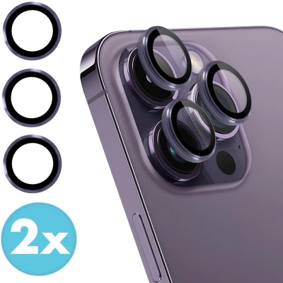 Afbeelding van iMoshion Screenprotector Geschikt voor iPhone 14 Pro / Max 2 Pack Camera lens protector