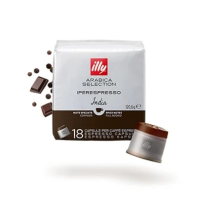 Afbeelding van 25% korting met code illy Iperespresso Arabica Selection India 1 stuk 130 g