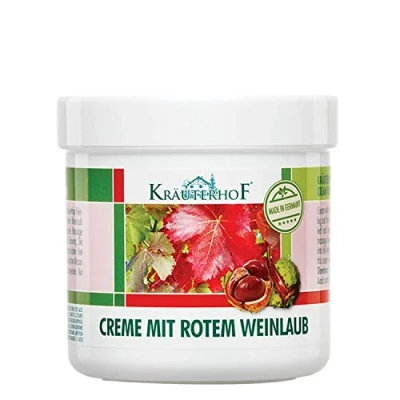 Afbeelding van Kräuterhof® Crème met rode wijnbladeren Beenbalsem 250 ml