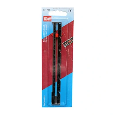 Image de Prym Règle pour coudre et tricoter, métal, multicolore, longueur : 12,5 cm