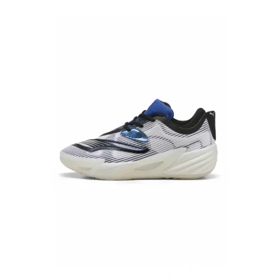 Afbeelding van Puma Allpro Nitro Shammgod Basketbalschoenen, Maat: 44, White/black Kunststof/ textiel