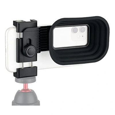 Afbeelding van KIWIFOTOS Smart Phone 2 in 1 universele antireflecterende dop met afneembare clip voor iPhone 15 13 12 11 XS X XR 8+ 8 7+ 7 6S + en Android Galaxy Mate MI telefoon elimineert reflecties van het