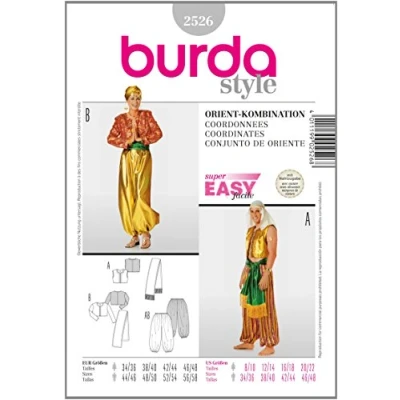 Afbeelding van Burda Naaipatroon 2526 Oosterse kleding in variaties