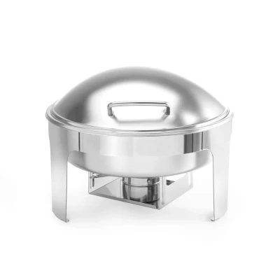 Afbeelding van Hendi Chafing dish rond satin finish, RVS, 42(b)x46,5(d)x32(h)cm, 470282