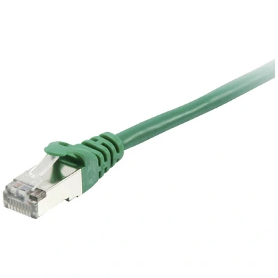 Afbeelding van Equip 605549 RJ45 Netwerkkabel, patchkabel CAT 6 S/FTP 20.00 m Groen Vergulde steekcontacten 1 stuk(s)