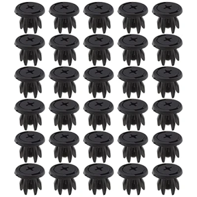 Afbeelding van ECSiNG 30 stuks spatbeschermingsclips voor auto, van kunststof, compatibel met BMW Mini Cooper S One R50 R52 R53, zwart