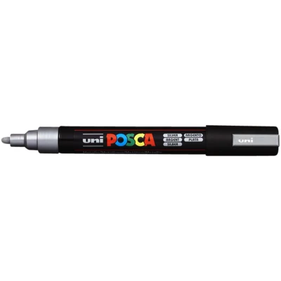 Afbeelding van Verfstift Posca M zilver
