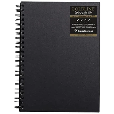 Image de Carnet Goldline A4 Portrait 140G 64P Spirales Clairefontaine