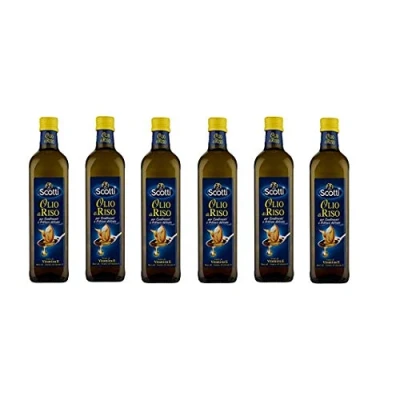 Afbeelding van Scotti Olio di riso rijstolie voor specerijen, 750 ml, 6 flessen