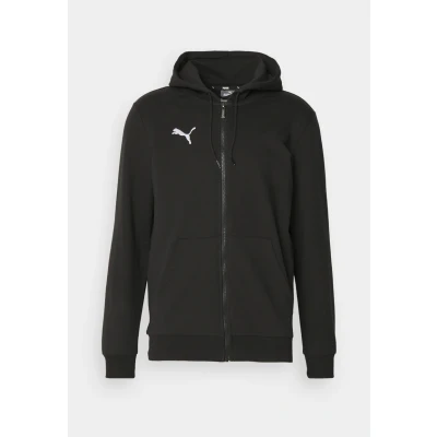Afbeelding van Puma Teamgoal Casuals Hooded Jacket Sweater met rits, Heren, Maat: XXL, Black/white