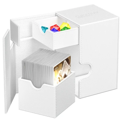 Afbeelding van Ultimate Guard Flip&#039;n&#039;Tray 100+ Xenoskin White Card Boxes