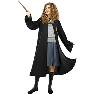 Afbeelding van FUNIDELIA Hermelien Kostuum voor vrouwen Harry Potter Maat: M Grijs / Zilver