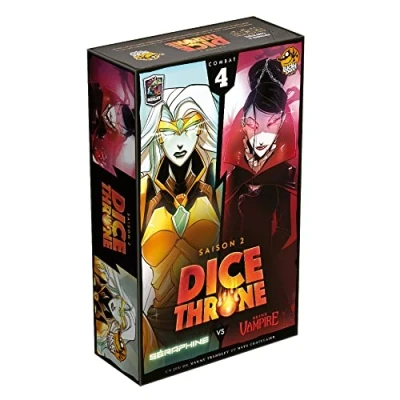 Afbeelding van Lucky Duck Games Dice Throne S2: Serafijn VS Koningin Vampier Franse versie