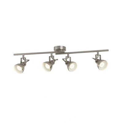 Afbeelding van Searchlight Focus Opbouwspot 4L 81 X 9 16 Cm Satijn Zilver