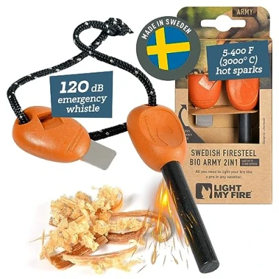 Afbeelding van Light My Fire Firesteel Bio Army Aansteker Rusty Orange Oranje Overige Accessoires