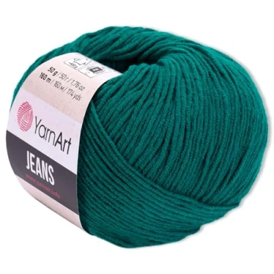 Afbeelding van Frida&#039;s Wollhaus YarnArt Amigurumi babywol, 50 g, breien, haken, pastelkleuren, 63 kleuren (63 petrol blauw)