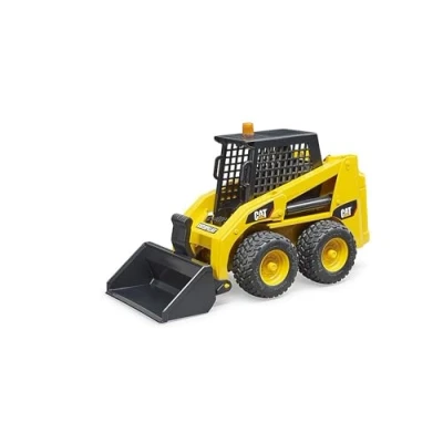 Image de bruder 02481 Mini chargeuse Cat, pelle frontale, chantier, véhicule de engin construction, jouets