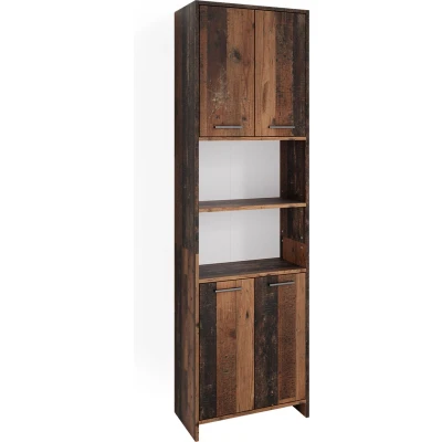 Afbeelding van Vicco Badkamerkast Maris, Eiken rustiek, 56.1 x 190 cm