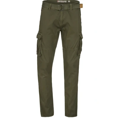 Afbeelding van Indicode Jeans William Cargobroek, Heren, Maat: Small, Green