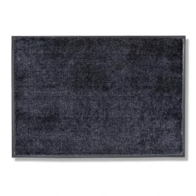 Afbeelding van Schöner Wohnen Kollektion Miami deurmat, duurzaam, getufte 50 x 70 cm, kleur antraciet, zwart
