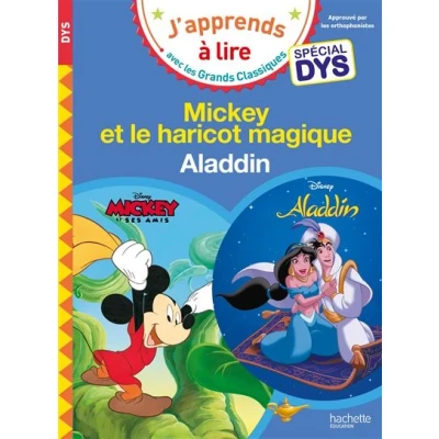Image de Disney Mickey et le haricot magique / Aladdin Spécial DYS (dyslexie)