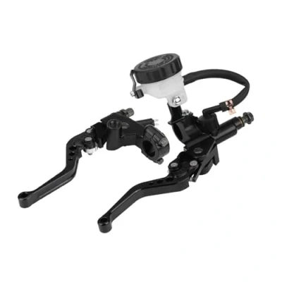 Afbeelding van Broco Hoofdremcilinder Voorrem Motorfiets, Universele 7/8&quot; (22 mm) rem motorfiets koppeling hoofdcilinder tank set zwart controllers