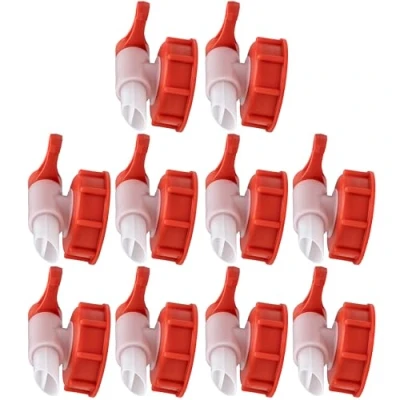 Afbeelding van ISOLATECH Sabeu Fluxx AH 23/61 HF afvoerkraan voor 20 liter en 30 jerrycan met DIN 61 buitendraad 60,5 mm schenktuit 23 glucosevrije vulling 10 stuks