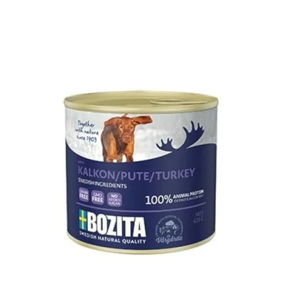 Afbeelding van 6x625g Paté Blik met Kalkoen Bozita Hondenvoer
