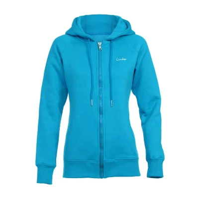 Afbeelding van Winshape Sweater met rits, Dames, Maat: Small, Sky blue