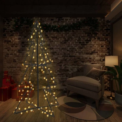 Afbeelding van Kegelkerstboom 240 LED&#039;s binnen en buiten 115x150 cm