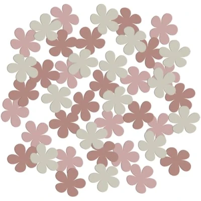 Afbeelding van Folat Blooming baby girl confetti 80 stuks