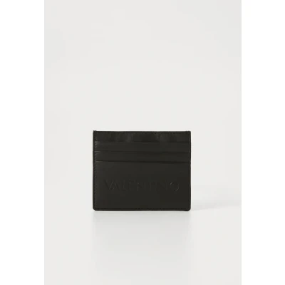 Afbeelding van VALENTINO Porte cartes en cuir Mason Card Case Nero noir