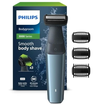 Afbeelding van Philips series 3000 BG3027/03 Bodygroomer voor mannen Blauw