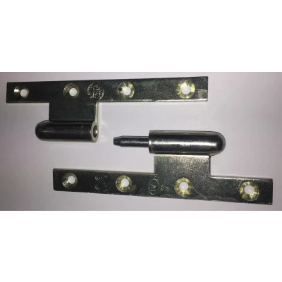 Afbeelding van Wallebroek Paumellegeel verzinkt DIN Rechts 140 x 70mm