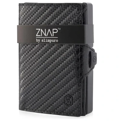 Afbeelding van Slim Wallet Mini Portemonnee Geldbuidel Portefeuille Voor Maximaal 12 Bankpasjes Gemakkelijke Toegang: Uitwaaien Van De Pasjes Munt En Papiergeldvak Slank Design Vlak Duurzaam 8X1,8X6Cm Rfid Beschermkaart Aluminium Antraciet