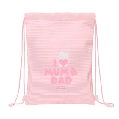 Afbeelding van Rugtas met Koordjes Safta Love Roze (26 x 34 1 cm)