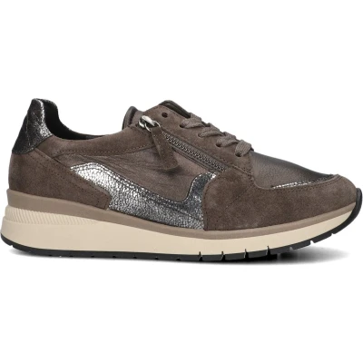 Afbeelding van Gabor 307 Sneakers Leren Sneaker Dames Bruin Maat 40,5