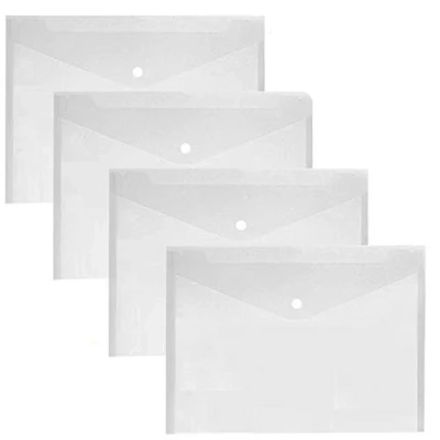 Afbeelding van LATERN A4 doorzichtige plastic portefeuilles, 30 stuks bestandsmappen popper bestand portemonnee documentmap voor school kantoor huiswerk opslag papier organisatie