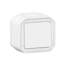 Afbeelding van Legrand Plexo Wisselschakelaar 10Ax Compleet Ip55 Ik08 Wit
