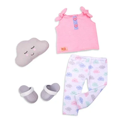 Afbeelding van Our Generation BD30433Z Klassieke outfit Cloud pyjama