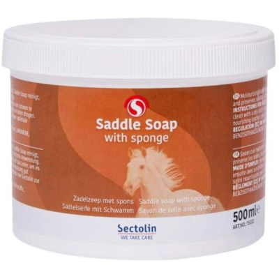 Afbeelding van Sectolin Zadelzeep met Spons 500ml