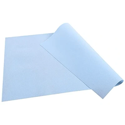 Afbeelding van Pro Nappe Ref: S340125I, spunbond niet geweven placemat, scheurbestendig, waterafstotend en afveegbaar, gemaakt in Frankrijk, per 100 sets, formaat 30 x 40 cm, hemelsblauw