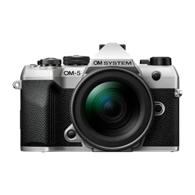 Afbeelding van OM SYSTEM 5 Mark II zilver + 12 45mm F/4.0 Pro