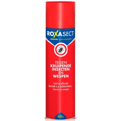 Afbeelding van 3x Roxasect Spuitbus tegen Kruipende Insecten en Wespen 400 ml