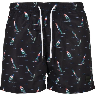 Afbeelding van Urban Classics Pattern Zwemshorts, Heren, Maat: 3XL, Surf aop