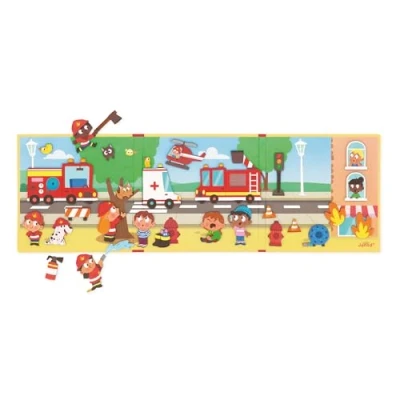 Image de Jeu éducatif Janod Magnéti&#039;stories Les Pompiers