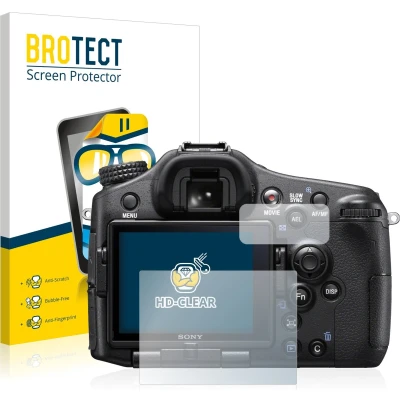 Afbeelding van BROTECT Screenprotector voor Sony Alpha 77 II (SLT A77 II) Folie Beschermfolie transparant (2 Stuks)