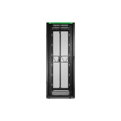 Image de APC NetShelter SX Gen 2 Rack armoire H 1991 x L 750 P 1200 mm, avec les côtés sur le sol noir 42U 19&quot; Conformité TAA