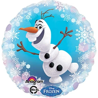 Afbeelding van Frozen Helium Ballon Olaf 43cm leeg
